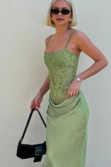 Slim Fit Lace Cami Lace Dress