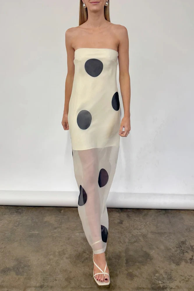 Bodycon Open Back Slip Dress