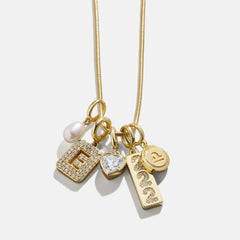 Block Pavé Initial Cluster Charm - I