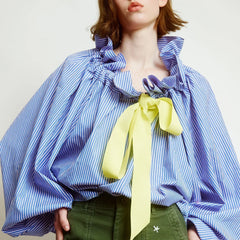 Puffed Cotton Blouse