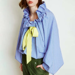 Puffed Cotton Blouse
